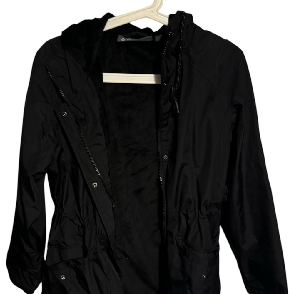Women's Black Hooded Jacket